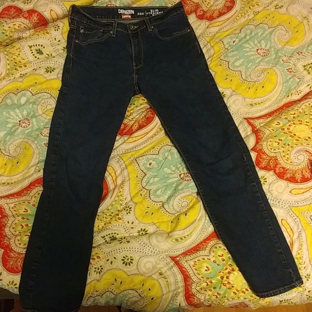 Mens levis jeans 232 slim straight